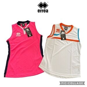 Errea girls activewear soccer sleeveless top bundle 10/11 years